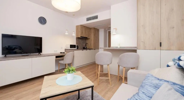 Студия с видом на сад Apartamenty Jantaris by Noclegi Renters