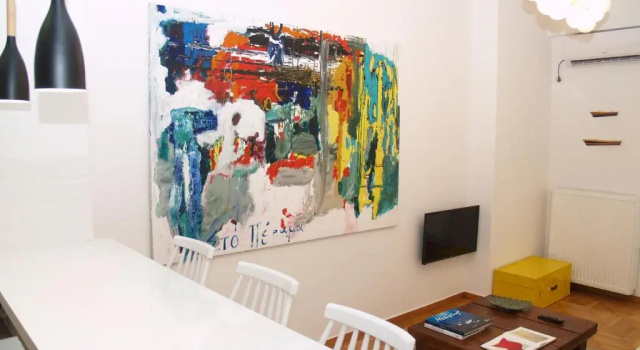 A Refreshed & Rich in Details Apartment in Piraeus (Passalimani - Marina Zeas), Забронировать Апартаменты/квартира Пирей 