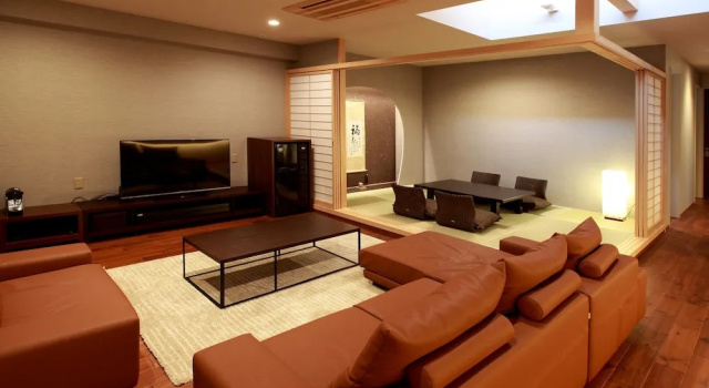 Номер Premium Beachside Onsen Resort Umi