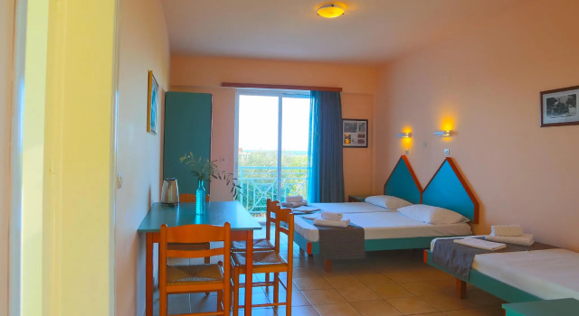 Апартаменты c 1 комнатой с балконом и с красивым видом из окна Filoxenia Apartments & Studios