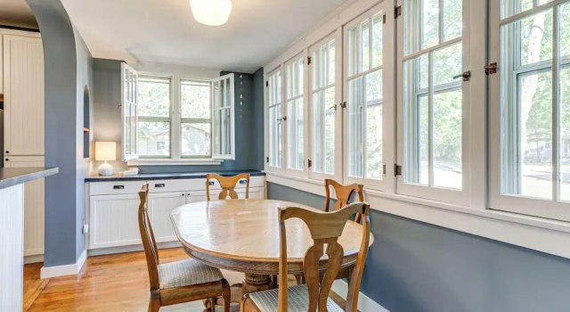 Near Lake: Historic Boyne City Home w/ Fire Pit!, Buchen Sie Ferienhaus Boyne City 