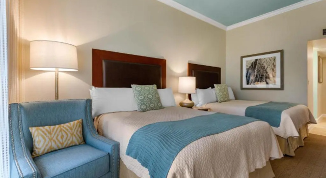 Четырёхместный номер Deluxe с видом на океан Omni Amelia Island Resort & Spa