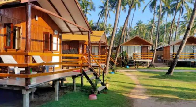 Resort De Palolem, Забронировать Курортный отель Отели Канакона с завтраком, Завтраки