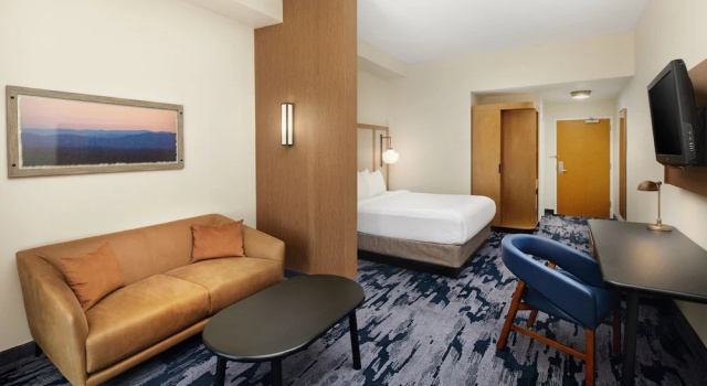Двухместная студия Fairfield Inn & Suites Worcester Auburn