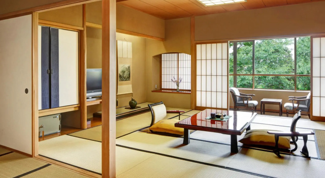 Номер Standard с видом на горы Nasu Onsen Sanraku
