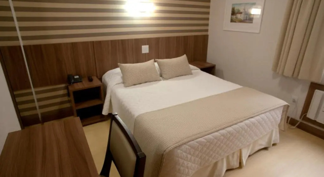 Двухместный номер Superior Hotel Continental Business - 200 metros do Complexo Hospitalar Santa Casa