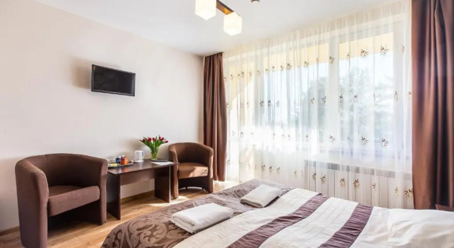 Двухместный номер Standard с балконом Hotel Dobczyce
