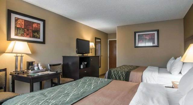 Четырёхместный номер Standard Comfort Inn Saugerties