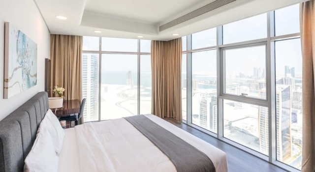 Двухместный люкс c 1 комнатой с видом на город S Plaza Suites Hotel