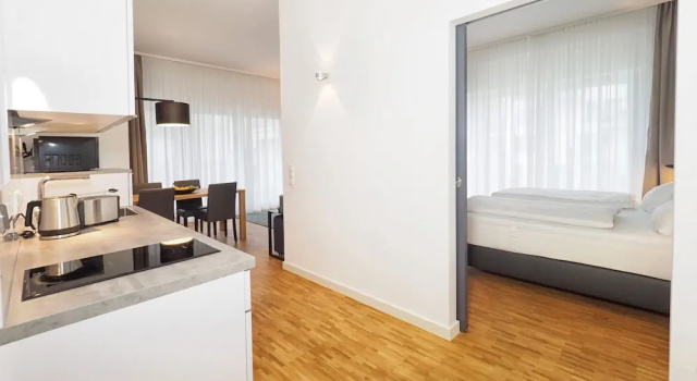 Двухместные апартаменты Deluxe с балконом Apparthotel Rivers Passau