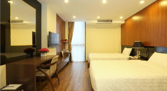 Двухместный номер Deluxe Au Viet Hotel