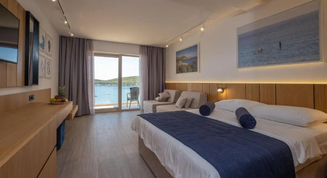 Двухместный номер Standard с балконом и с видом на море Poseidon The Beach Hotel