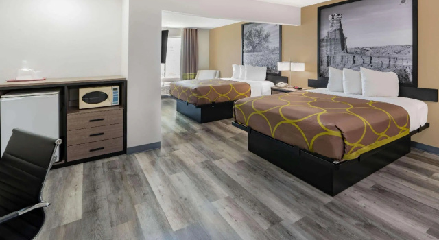 Четырёхместный номер Standard Super 8 by Wyndham Amarillo West