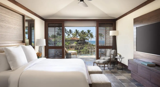 Двухместный номер Deluxe с видом на океан Four Seasons Resort Hualalai