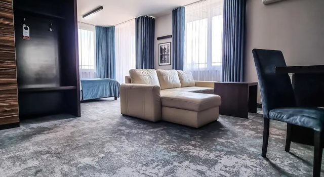 Полулюкс с балконом и с видом на озеро Hotel Moran & SPA