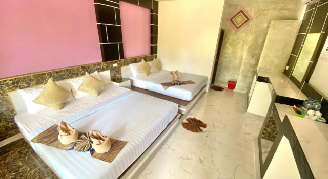 Семейный номер Standard с видом на сад Lanta Emerald Bungalow