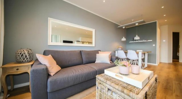 Апартаменты Ferienwohnung Strandvilla Augustusbad App. 18