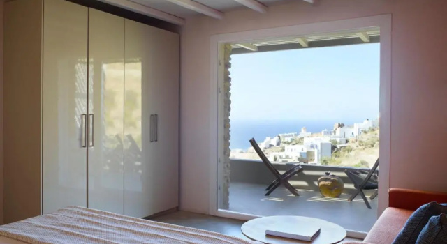 Двухместный номер Premium с видом на море Aeolis Tinos Suites