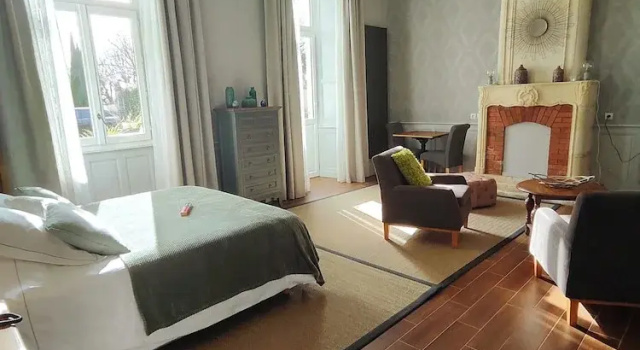 Двухместный номер Deluxe Цокольный этаж Hôtel Château de Didonne