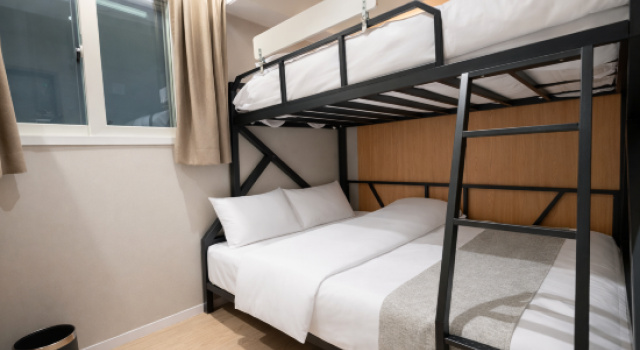 Кровать в общем номере Sonoce Hostel Seoul - Private Bathroom & Premium