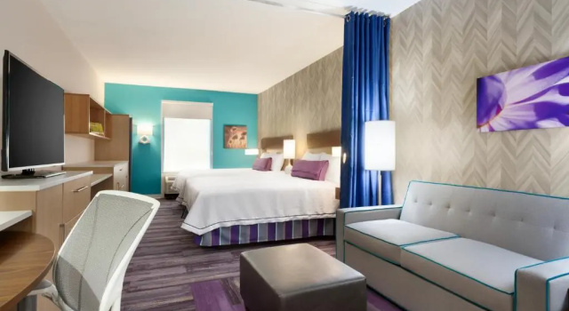 Четырёхместный люкс Home2 Suites by Hilton West Monroe