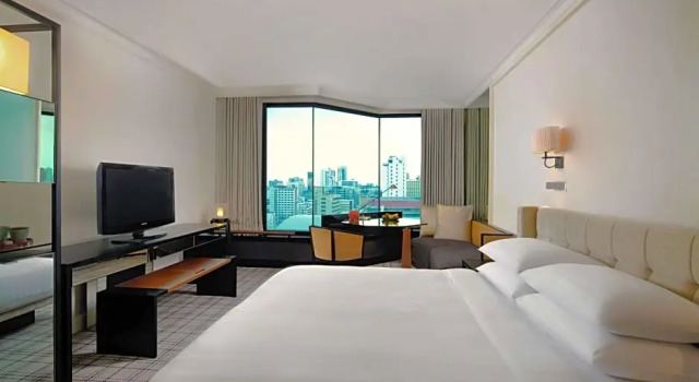 Двухместный номер с красивым видом из окна Grand Hyatt Erawan Bangkok
