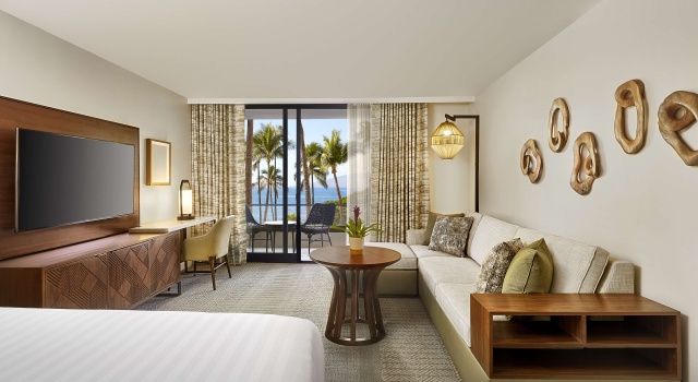 Двухместный номер oceanfront Hyatt Regency Maui Resort & Spa