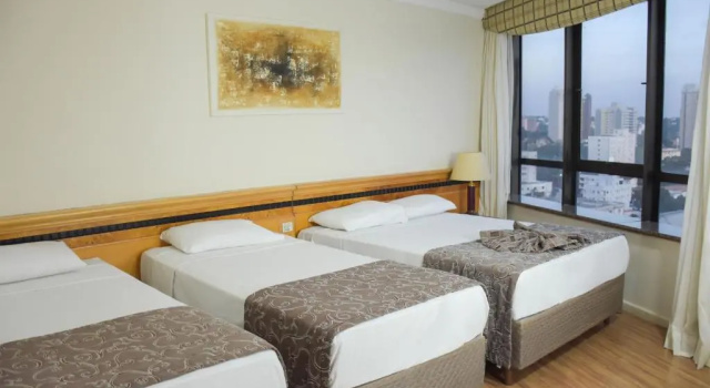 Семейный номер Standard Hotel Golden Park Internacional Foz & Convenções By Nacional Inn