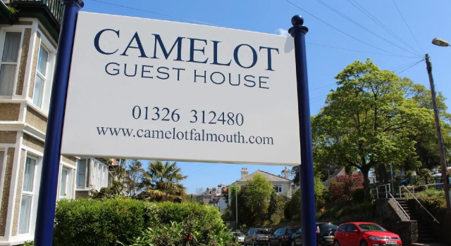 Camelot Guest House, Book Pension Cornwall hoteller med parkering, Parkering