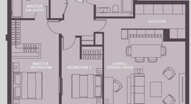 Апартаменты 2-bed Superior Apt 207