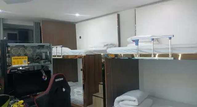Кровать в общем номере MY E-sports Homestay