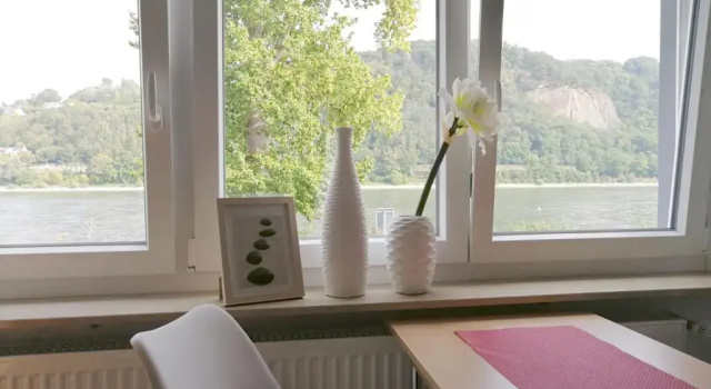 Студия Ferienwohnung Rheinblick Koblenz