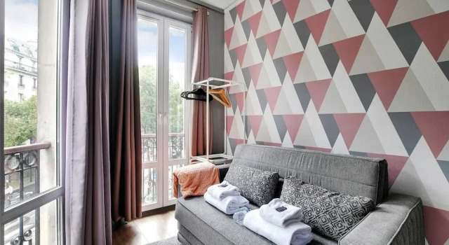 Peaceful Studio - 2P -near the Canal Saint-martin, Забронировать Апарт-отель Париж Иль-де-Франс, рядом с Колонель Фабьен