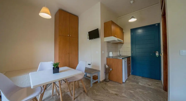 Студия с частичным видом на море Frank Apartments