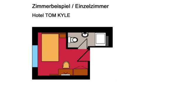 Одноместный номер Comfort Hotel tom Kyle