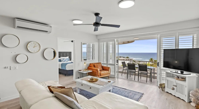 Апартаменты c 1 комнатой с балконом и с видом на океан La Mer Sunshine Beachfront