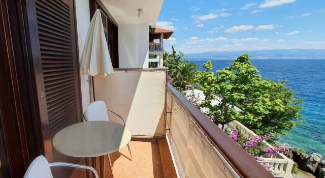 Двухместный номер Standard с балконом и с видом на море Villa Kleiner