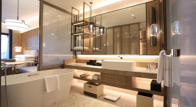 Двухместный номер Deluxe Shenzhen Marriott Hotel Golden Bay