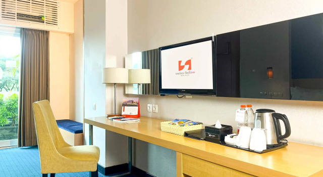 Deluxe Dvoulůžkový s manželskou postelí pokoj Swiss-Belinn Malang