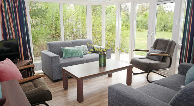 Nice chalet with dishwasher surrounded by greenery