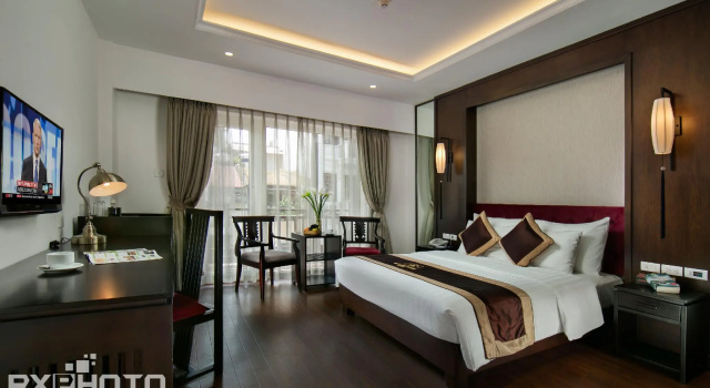 Двухместный номер Executive с балконом и с видом на город Quoc Hoa Premier Hotel and Spa