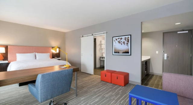 Двухместная студия Hampton Inn & Suites Glenarden/Washington DC