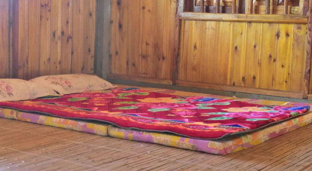Кровать в общем номере Thong Nguyen Homestay - Hostel