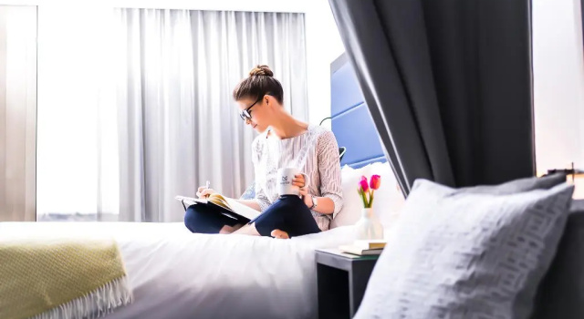 Двухместный номер с красивым видом из окна Hilton Motif Seattle