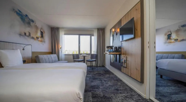Семейный номер Standard Fletcher Hotel-Restaurant Leidschendam – Den Haag