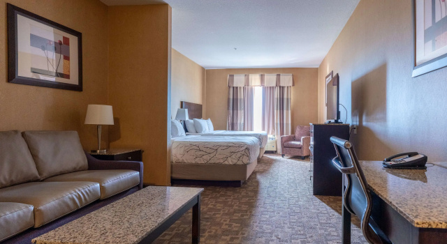 Четырёхместный люкс Best Western Plus South Edmonton Inn & Suites