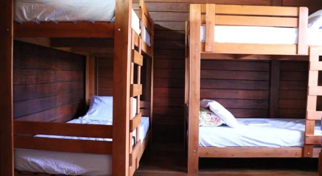 Кровать в общем номере (мужской номер) Woods Hostel
