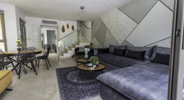 Luxury Villa 4BR with private pool & Jacuzzi Sea View, Забронировать Вилла Виллы Эйлата, Вилла