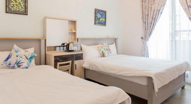 Трёхместный номер Standard с балконом myhappiness-hotel