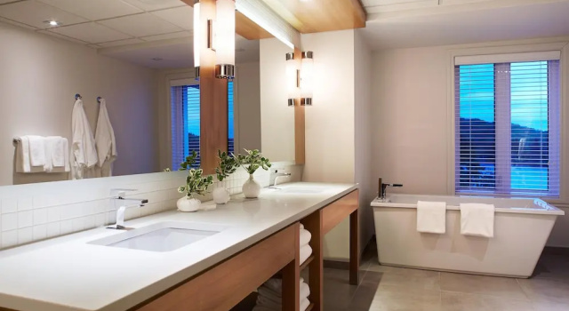 Номер Deluxe Auberge du Lac-à-l'Eau-Claire